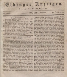 Elbinger Anzeigen, Nr. 56. Mittwoch, 16. Juli 1834