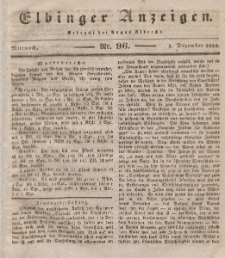 Elbinger Anzeigen, Nr. 96. Mittwoch, 3. Dezember 1834