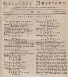 Elbinger Anzeigen, Nr. 97. Sonnabend, 5. Dezember 1835