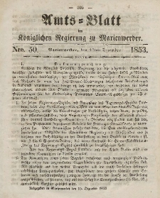 Amts-Blatt der Königl. Regierung zu Marienwerder, 14. Dezember 1853, No. 50.