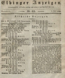 Elbinger Anzeigen, Nr. 45. Sonnabend, 4. Juni 1836