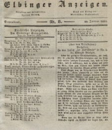 Elbinger Anzeigen, Nr. 8. Sonnabend, 28. Januar 1837