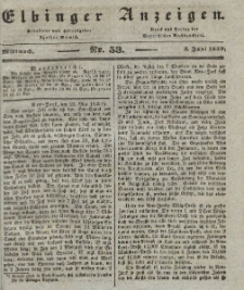 Elbinger Anzeigen, Nr. 53. Mittwoch, 3. Juli 1839