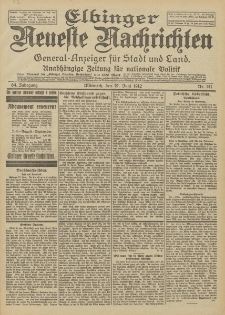 Elbinger Neueste Nachrichten, Nr. 141 Mittwoch 19 Juni 1912 64. Jahrgang