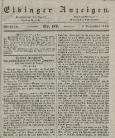 Elbinger Anzeigen, Nr. 97. Mittwoch, 4. Dezember 1839