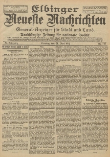 Elbinger Neueste Nachrichten, Nr. 146 Dienstag 25 Juni 1912 64. Jahrgang