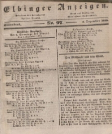 Elbinger Anzeigen, Nr. 97. Sonnabend, 5. Dezember 1840