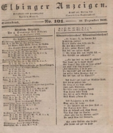 Elbinger Anzeigen, Nr. 101. Sonnabend, 19. Dezember 1840