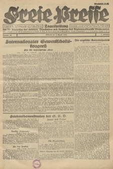 Freie Presse, Nr. 96 Mittwoch 3. August 1927 3. Jahrgang