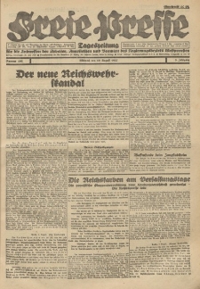 Freie Presse, Nr. 102 Mittwoch 10. August 1927 3. Jahrgang