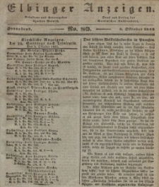 Elbinger Anzeigen, Nr. 80. Sonnabend, 8. Oktober 1842
