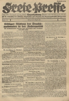 Freie Presse, Nr. 104 Freitag 12. August 1927 3. Jahrgang