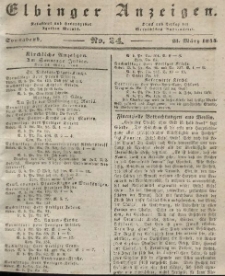 Elbinger Anzeigen, Nr. 24. Sonnabend, 23. März 1844