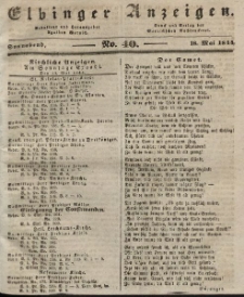 Elbinger Anzeigen, Nr. 40. Sonnabend, 18. Mai 1844