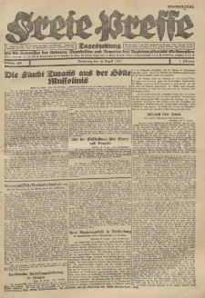 Freie Presse, Nr. 109 Donnerstag 18. August 1927 3. Jahrgang
