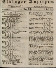 Elbinger Anzeigen, Nr. 56. Sonnabend, 13. Juli 1844