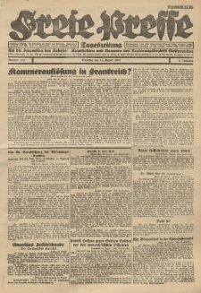 Freie Presse, Nr. 113 Dienstag 23. August 1927 3. Jahrgang