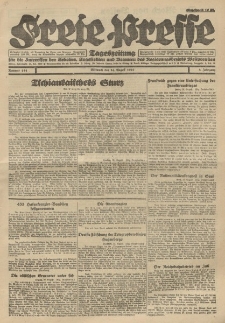 Freie Presse, Nr. 114 Mittwoch 24. August 1927 3. Jahrgang