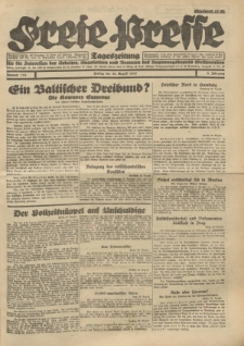 Freie Presse, Nr. 116 Freitag 26. August 1927 3. Jahrgang