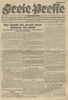 Freie Presse, Nr. 118 Montag 29. August 1927 3. Jahrgang