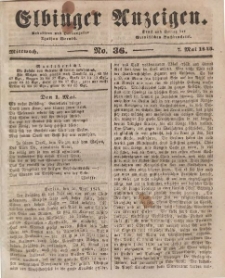 Elbinger Anzeigen, Nr. 35. Sonnabend, 3. Mai 1845