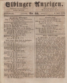 Elbinger Anzeigen, Nr. 53. Sonnabend, 5. Juli 1845