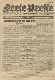 Freie Presse, Nr. 123 Sonnabend 3. September 1927 3. Jahrgang