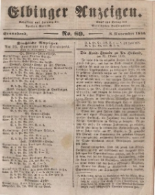 Elbinger Anzeigen, Nr. 89. Sonnabend, 8. November 1845