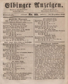 Elbinger Anzeigen, Nr. 99. Sonnabend, 13. Dezember 1845