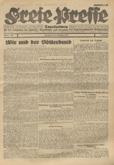 Freie Presse, Nr. 125 Dienstag 6. September 1927 3. Jahrgang