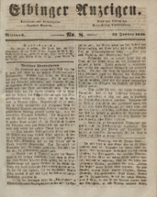 Elbinger Anzeigen, Nr. 7. Sonnabend, 24. Januar 1846