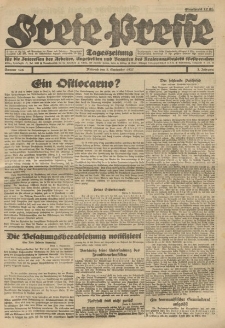 Freie Presse, Nr. 126 Mittwoch 7. September 1927 3. Jahrgang