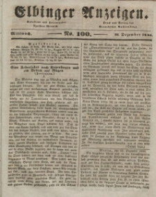 Elbinger Anzeigen, Nr. 99. Sonnabend, 12. Dezember 1846
