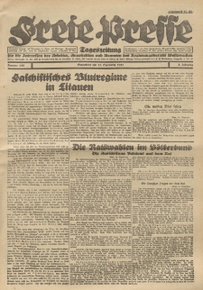 Freie Presse, Nr. 135 Sonnabend 17. September 1927 3. Jahrgang