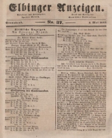 Elbinger Anzeigen, Nr. 37. Sonnabend, 8. Mai 1847