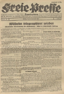 Freie Presse, Nr. 140 Freitag 23. September 1927 3. Jahrgang