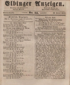 Elbinger Anzeigen, Nr. 51. Sonnabend, 26. Juni 1847