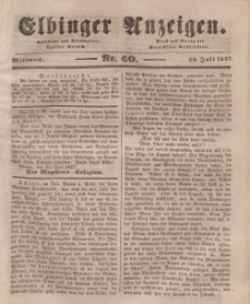 Elbinger Anzeigen, Nr. 59. Sonnabend, 24. Juli 1847