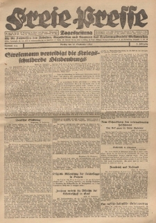 Freie Presse, Nr. 142 Montag 26. September 1927 3. Jahrgang