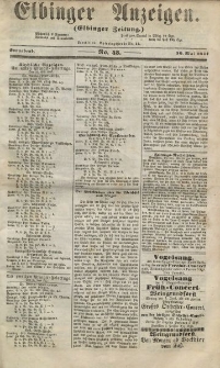 Elbinger Anzeigen, Nr. 43. Sonnabend, 30. Mai 1857