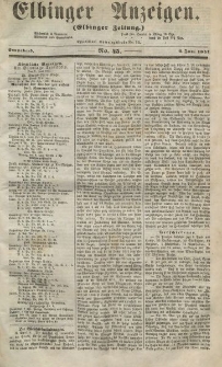 Elbinger Anzeigen, Nr. 45. Sonnabend, 6. Juni 1857
