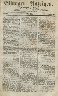 Elbinger Anzeigen, Nr. 46. Mittwoch, 10. Juni 1857
