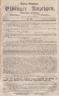 Elbinger Anzeigen, Nr. 82. Sonntag, 11. Oktober 1857
