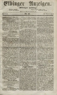 Elbinger Anzeigen, Nr. 87. Mittwoch, 28. Oktober 1857