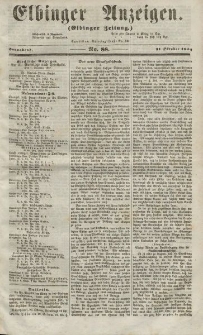 Elbinger Anzeigen, Nr. 88. Sonnabend, 31. Oktober 1857