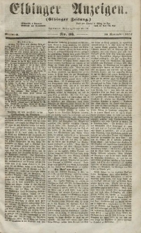 Elbinger Anzeigen, Nr. 93. Mittwoch, 18. November 1857