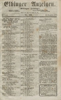 Elbinger Anzeigen, Nr. 103. Mittwoch, 23. Dezember 1857