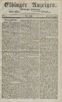 Elbinger Anzeigen, Nr. 104. Montag, 28. Dezember 1857