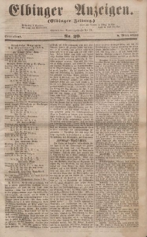 Elbinger Anzeigen, Nr. 20. Sonnabend, 8. März 1856
