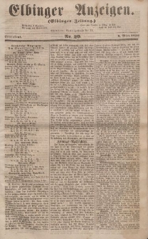 Elbinger Anzeigen, Nr. 20. Sonnabend, 8. März 1856